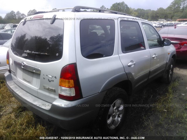 4F2YU09161KM17552 - 2001 MAZDA TRIBUTE LX/ES 银色 照片 4