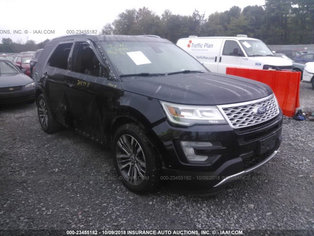 1FM5K8HT5HGB18489 - 2017 FORD EXPLORER PLATINUM BLACK photo 1