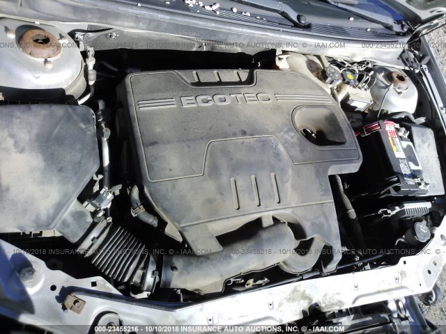 1G2ZF57BX84223732 - 2008 PONTIAC G6 VALUE LEADER/BASE SILVER photo 10