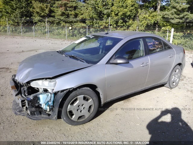 1G2ZF57BX84223732 - 2008 PONTIAC G6 VALUE LEADER/BASE SILVER photo 2