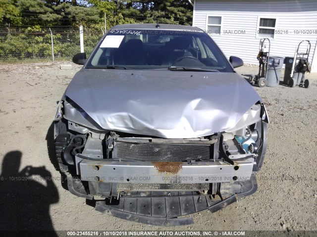 1G2ZF57BX84223732 - 2008 PONTIAC G6 VALUE LEADER/BASE SILVER photo 6