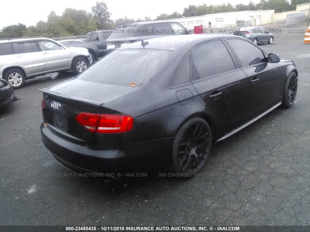 WAUMFAFL4CA030721 - 2012 AUDI A4 PRESTIGE BLACK photo 4