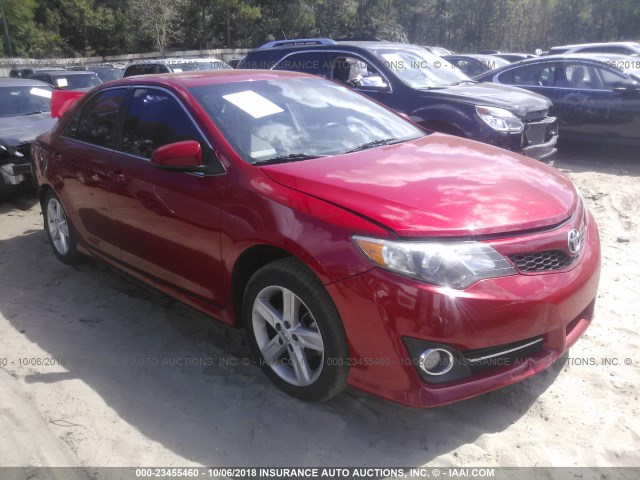 4T1BF1FK3EU841232 - 2014 TOYOTA CAMRY L/SE/LE/XLE წითელი ფოტო 1