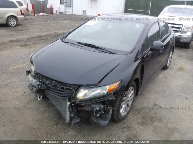 2HGFB2F9XCH500142 - 2012 HONDA CIVIC EXL 黑色 照片 2