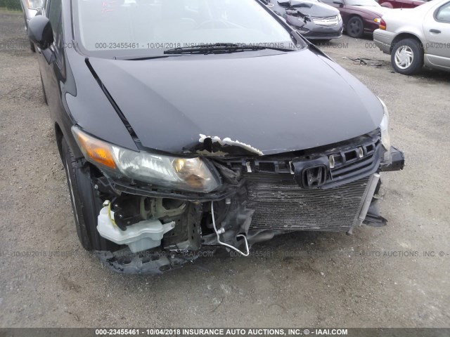 2HGFB2F9XCH500142 - 2012 HONDA CIVIC EXL 黑色 照片 6