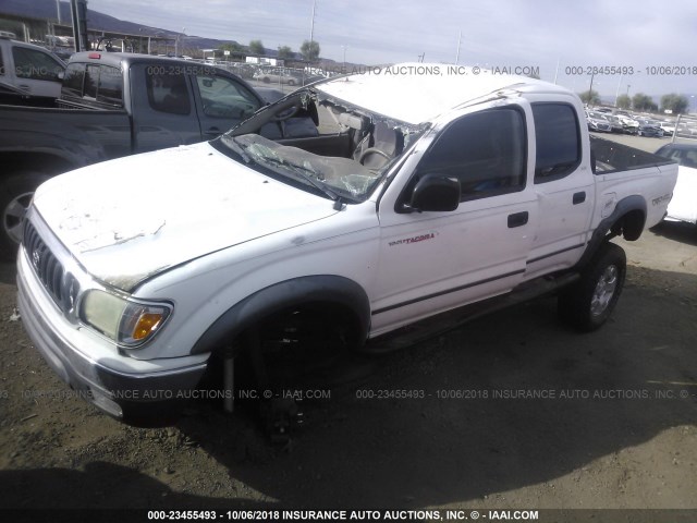 5TEHN72N93Z292807 - 2003 TOYOTA TACOMA DOUBLE CAB 白色 照片 2