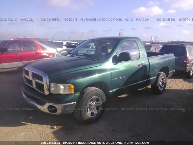 1D7HA16K03J580644 - 2003 DODGE RAM 1500 ST GREEN photo 2