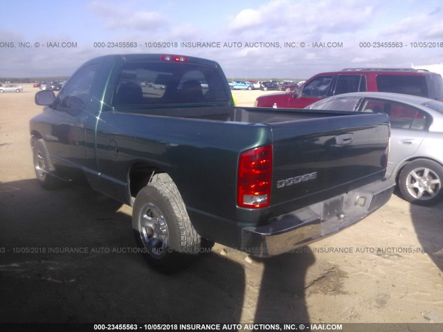 1D7HA16K03J580644 - 2003 DODGE RAM 1500 ST GREEN photo 3