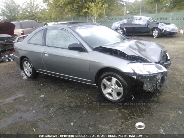 1HGEM22994L080163 - 2004 HONDA CIVIC EX GRAY photo 1