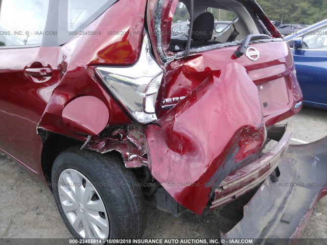 3N1CE2CP8GL394978 - 2016 NISSAN VERSA NOTE S/S PLUS/SV/SL/SR RED photo 6