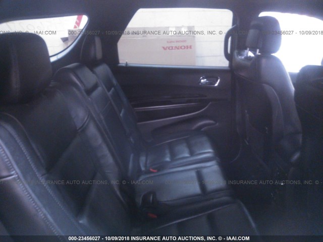 1C4RDJDG5EC592042 - 2014 DODGE DURANGO LIMITED BLACK photo 8