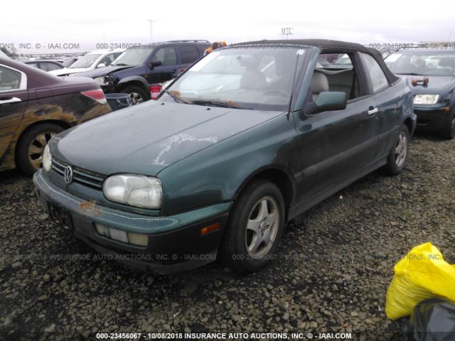 3VWBA81E2VM807040 - 1997 VOLKSWAGEN CABRIO HIGHLINE GREEN photo 2