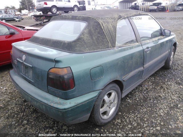 3VWBA81E2VM807040 - 1997 VOLKSWAGEN CABRIO HIGHLINE GREEN photo 4