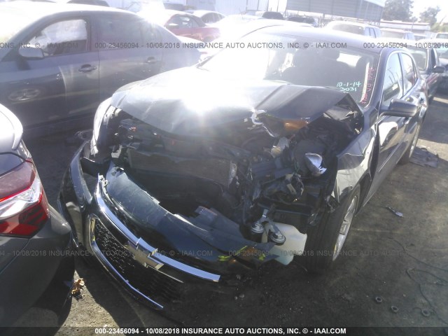 1G11B5SL3EF289276 - 2014 CHEVROLET MALIBU LS შავი ფოტო 2