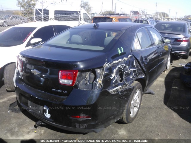 1G11B5SL3EF289276 - 2014 CHEVROLET MALIBU LS შავი ფოტო 4