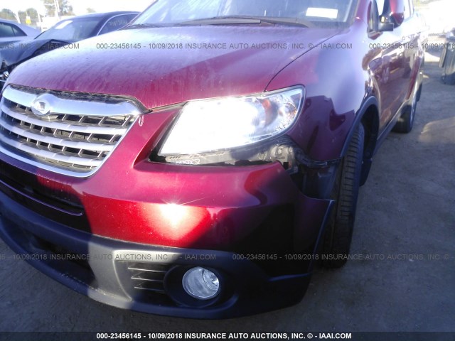 4S4WX9GD5C4400972 - 2012 SUBARU TRIBECA LIMITED/TOURING MAROON photo 6