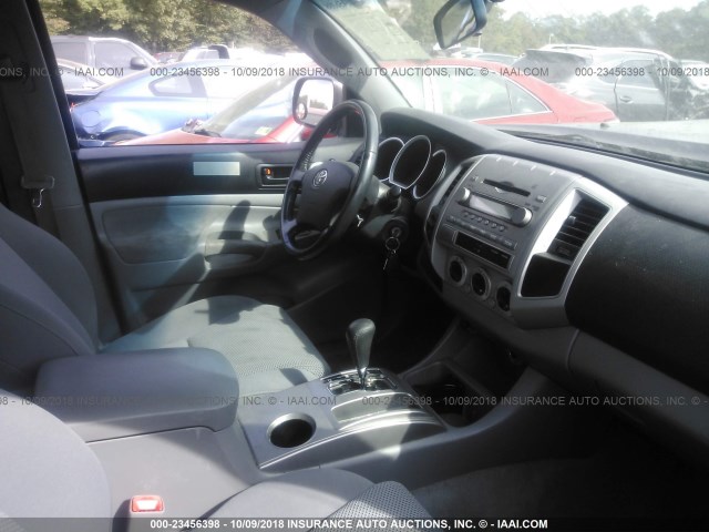 5TELU42N87Z457294 - 2007 TOYOTA TACOMA DOUBLE CAB Navy photo 5