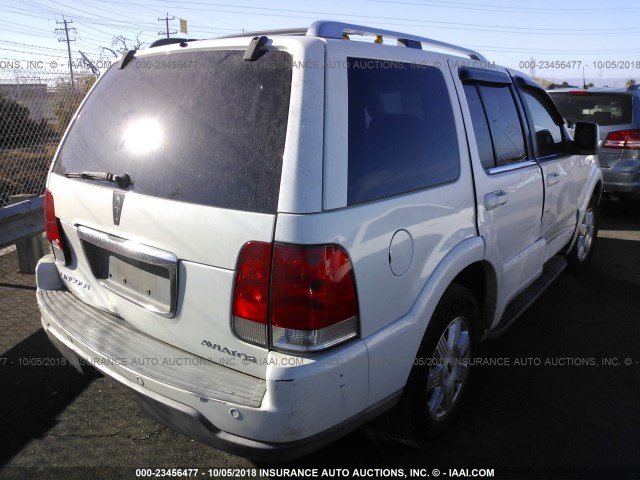 5LMEU68H53ZJ09540 - 2003 LINCOLN AVIATOR 白色 照片 4