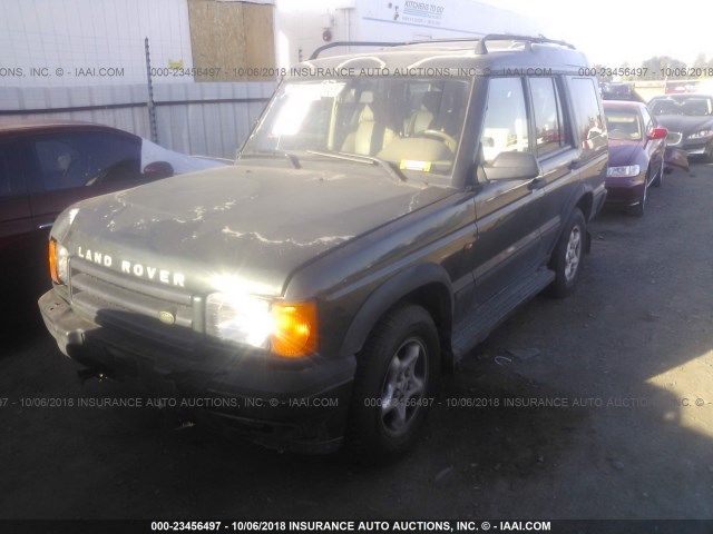 SALTY154X1A702256 - 2001 LAND ROVER DISCOVERY II SE GREEN photo 2