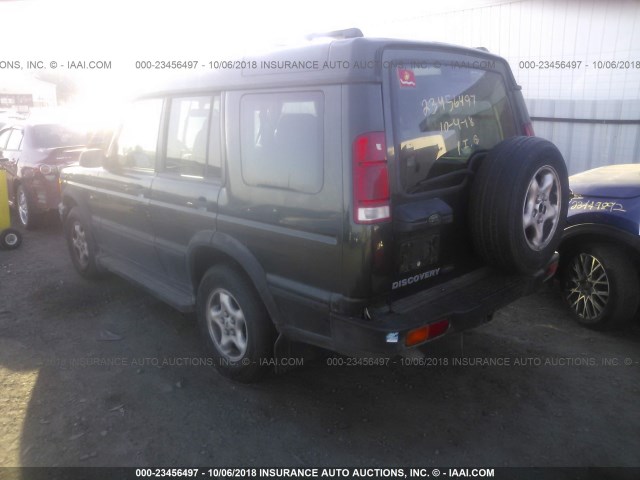 SALTY154X1A702256 - 2001 LAND ROVER DISCOVERY II SE GREEN photo 3