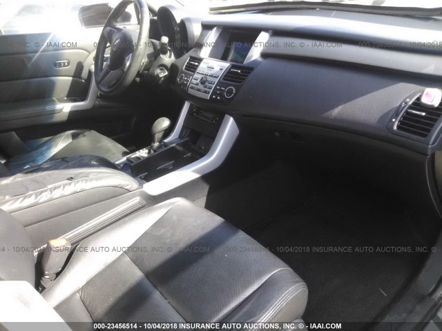 5J8TB18268A021302 - 2008 ACURA RDX GRAY photo 5