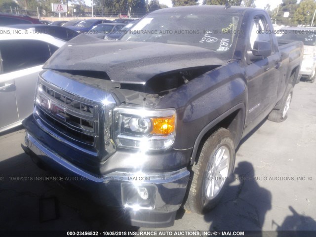 1GTN1UEH6EZ187871 - 2014 GMC SIERRA C1500 SLE GRAY photo 2