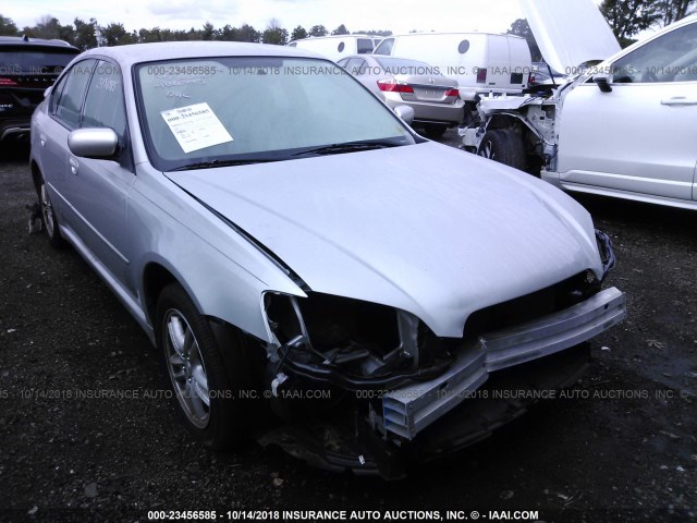 4S3BL616257219577 - 2005 SUBARU LEGACY 2.5I SILVER photo 6