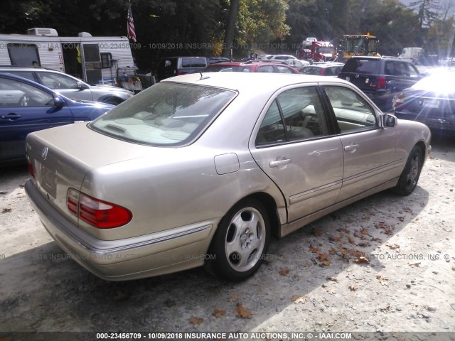 WDBJF70JX1X051565 - 2001 MERCEDES-BENZ E 430 TAN photo 4