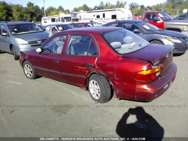 1Y1SK52822Z404852 - 2002 CHEVROLET GEO PRIZM LSI 栗色 照片 3