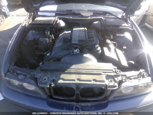 WBADM6349YGU14255 - 2000 BMW 528 I AUTOMATIC GRAY photo 10