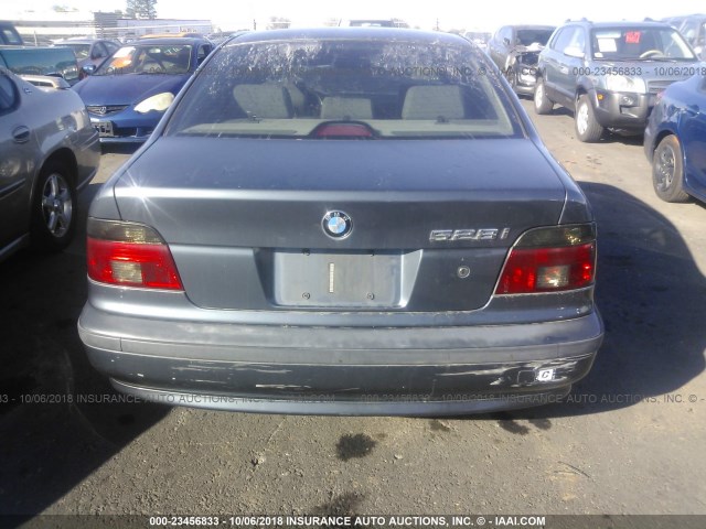 WBADM6349YGU14255 - 2000 BMW 528 I AUTOMATIC GRAY photo 6