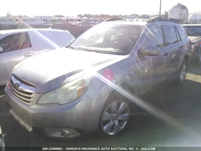 4S4BRBKC6A3348446 - 2010 SUBARU OUTBACK 2.5I LIMITED BLACK photo 2