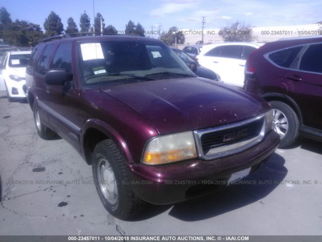 1GKCS13W8Y2384708 - 2000 GMC JIMMY Կարմիր լուսանկար 1