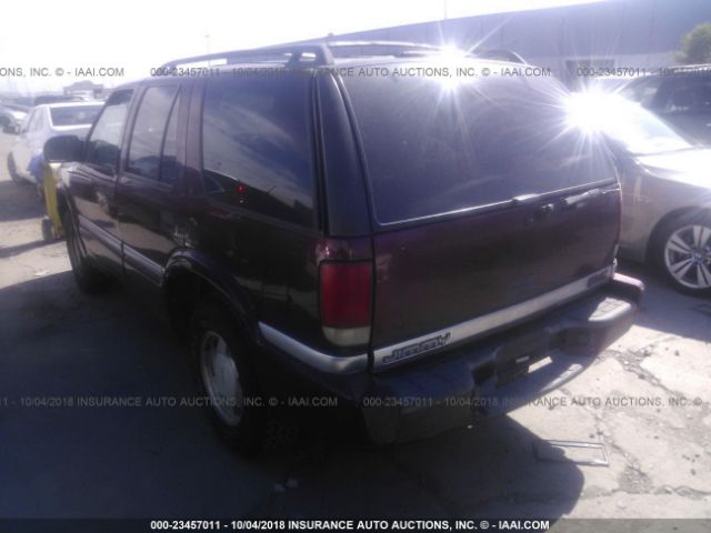 1GKCS13W8Y2384708 - 2000 GMC JIMMY RED photo 3