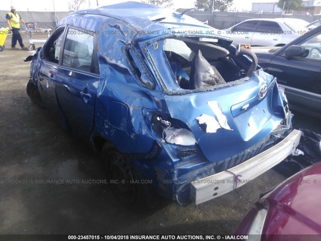 2T1KU40E49C141298 - 2009 TOYOTA COROLLA MATRIX  BLUE photo 3