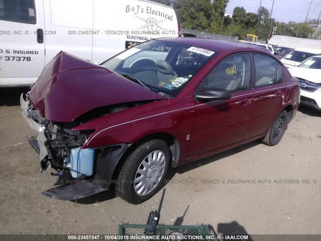 1G8AJ54F64Z221482 - 2004 SATURN ION LEVEL 2 红色 照片 2
