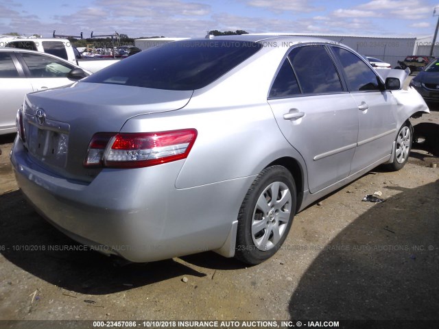 4T4BF3EK7AR010085 - 2010 TOYOTA CAMRY SE/LE/XLE 银色 照片 4