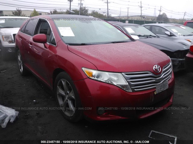 4T3BK3BB1BU061374 - 2011 TOYOTA VENZA RED photo 1