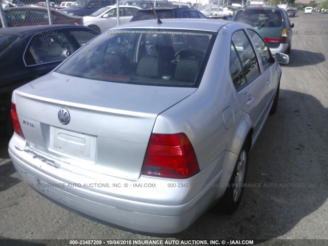 3VWRK69M53M198180 - 2003 VOLKSWAGEN JETTA GL SILVER photo 4