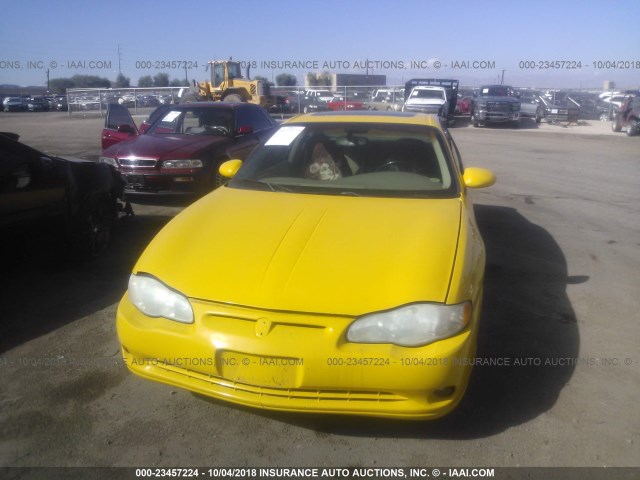 2G1WX12K539198099 - 2003 CHEVROLET MONTE CARLO SS ყვითელი ფოტო 6