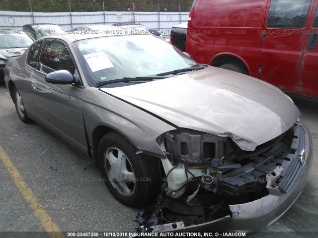 2G1WM15K869237938 - 2006 CHEVROLET MONTE CARLO LT TAN photo 1