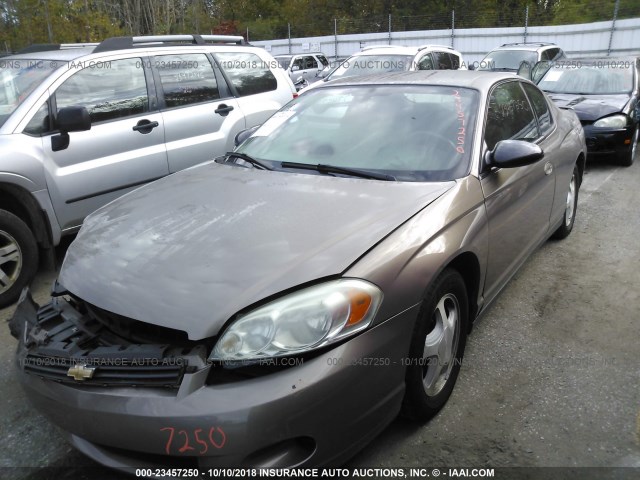 2G1WM15K869237938 - 2006 CHEVROLET MONTE CARLO LT TAN photo 2