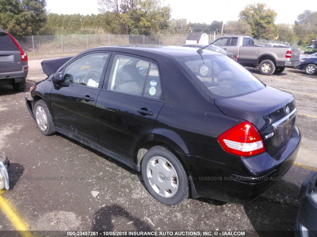 3N1BC11E39L387050 - 2009 NISSAN VERSA S/SL BLACK photo 3