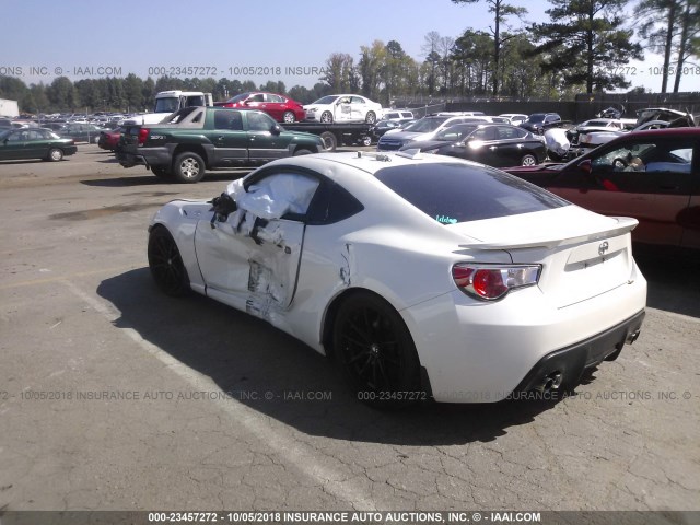 JF1ZNAA11D2710336 - 2013 TOYOTA SCION FR-S WHITE photo 3