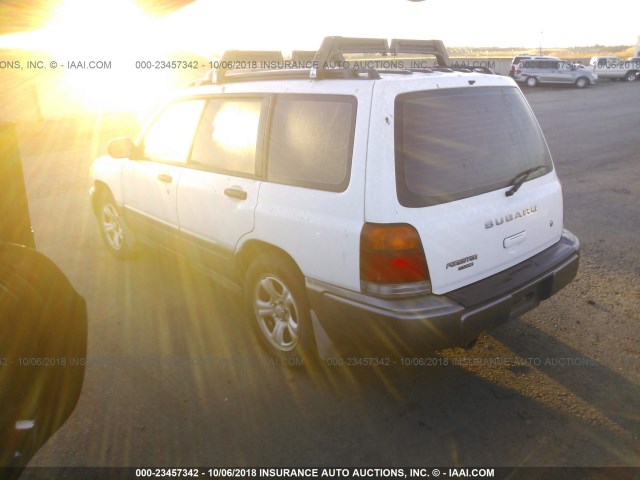 JF1SF6553WH773785 - 1998 SUBARU FORESTER S WHITE photo 3