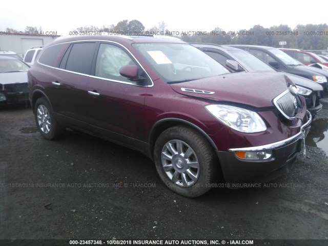 5GAKVBED8BJ102422 - 2011 BUICK ENCLAVE CXL 红色 照片 1
