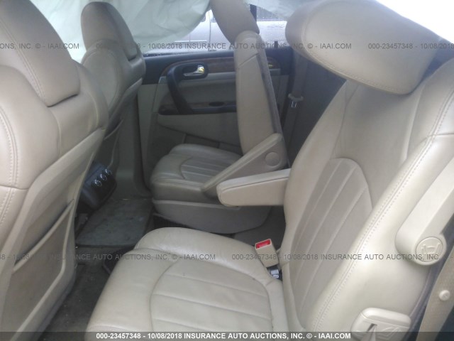 5GAKVBED8BJ102422 - 2011 BUICK ENCLAVE CXL 红色 照片 8