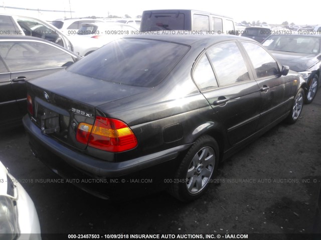 WBAEU33472PF70405 - 2002 BMW 325 XI BLACK photo 4