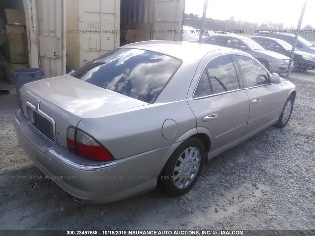 1LNHM86S33Y686356 - 2003 LINCOLN LS TAN photo 4