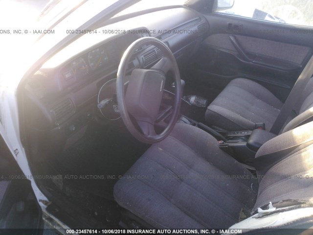 JT2SV21W7H0000932 - 1987 TOYOTA CAMRY DLX WHITE photo 5